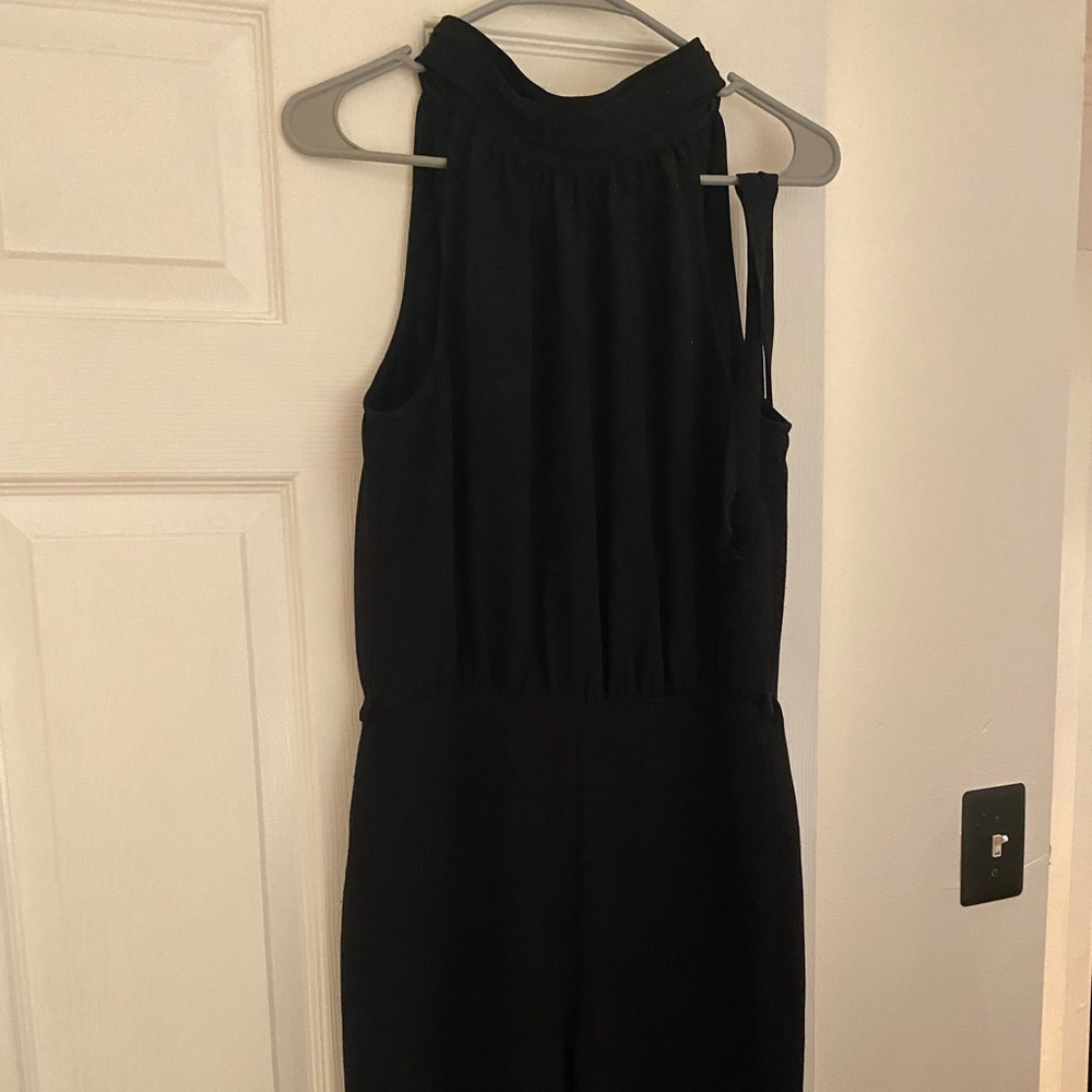 Black high neck jumpsuit size xs fits like a small